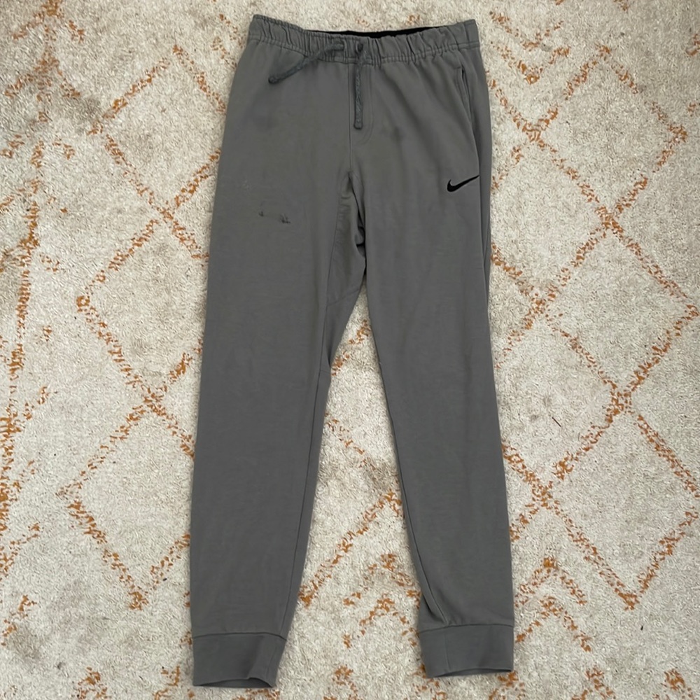 NIKE used Green Joggers Mens size Medium